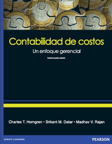 Portada de CONTABILIDAD DE COSTOS UN ENFOQUE GERENCIAL