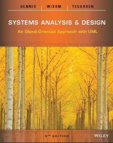 Portada de System Analysis & Design An Object-Oriented A pproach with UML (5th Edition)
