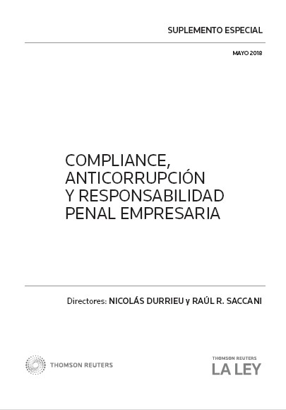 Portada de Compliance, anticorrupción y responsabilidad penal empresaria