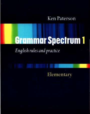 Portada de Grammar Spectrum 1 Elementary