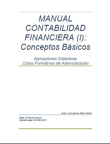 Portada de Manual contabilidad financiera: Conceptos básicos
