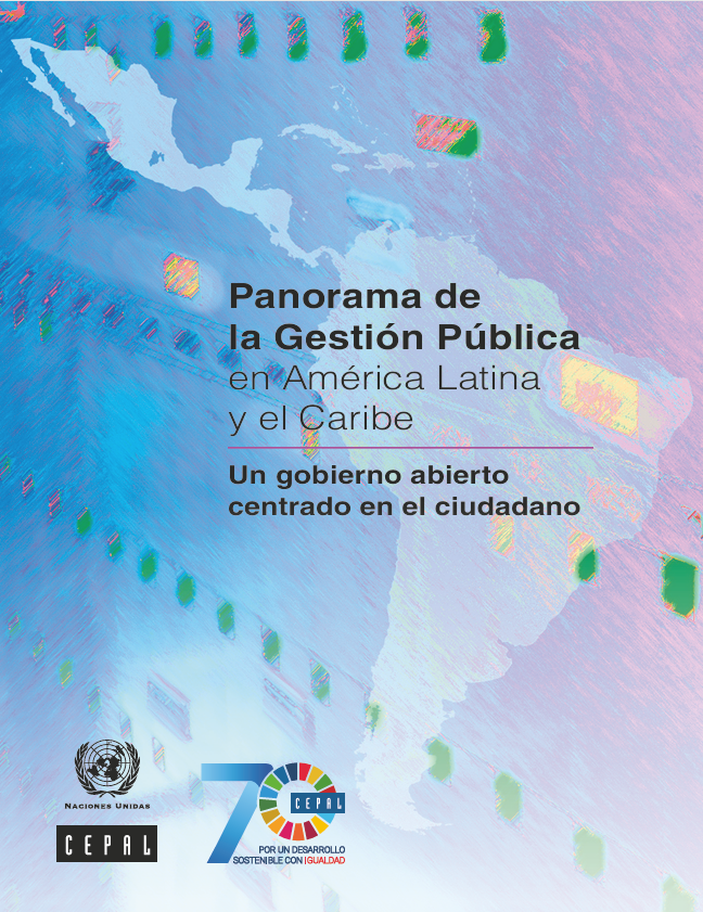 Portada de PANORAMA DE LA GESTIÓN PÚBLICA EN AMERICA LATINA Y EL CARIBE UN GOBIERNO ABIERTO