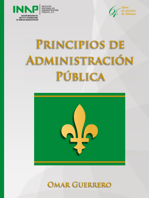 Portada de PRINCIPIOS DE ADMINISTRACIÓN PÚBLICA