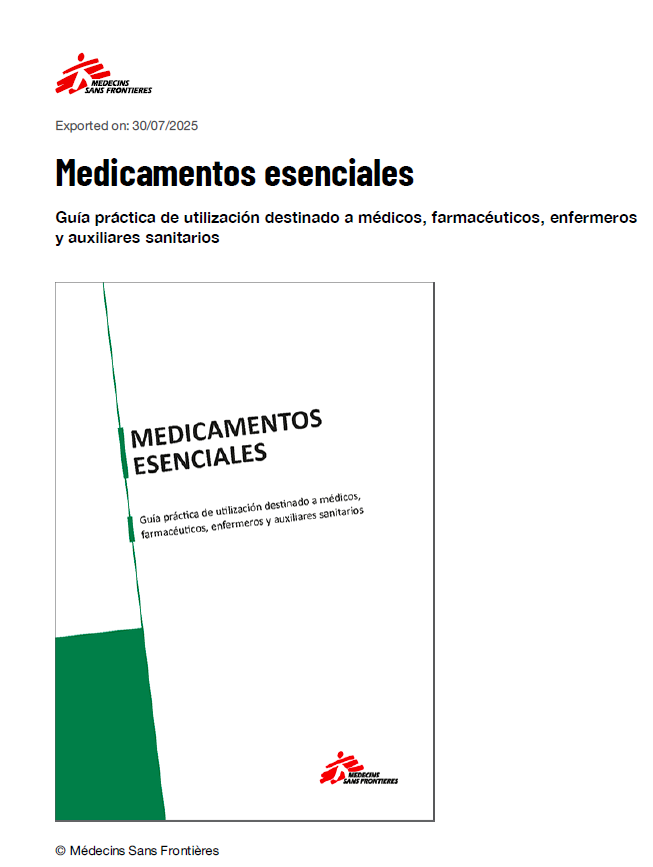 Portada de MEDICAMENTOS ESENCIALES