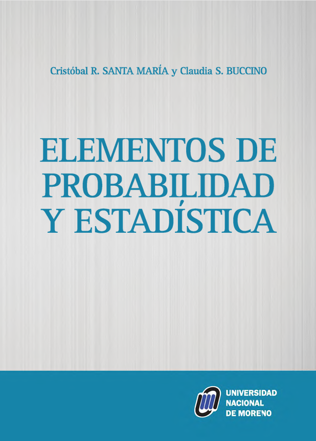 Portada de ELEMENTOS DE PROBABILIDAD Y ESTADÍSTICA