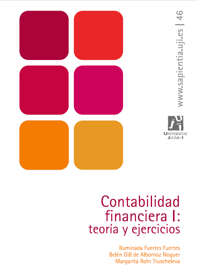 Portada de CONTABILIDAD FINANCIERA I - TEORÍA Y EJERCICIOS
