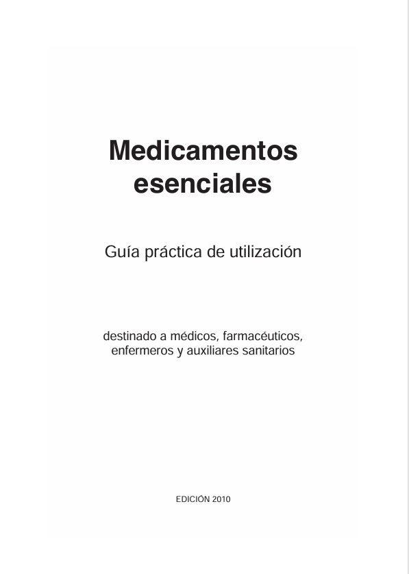 Portada de MEDICAMENTOS ESENCIALES