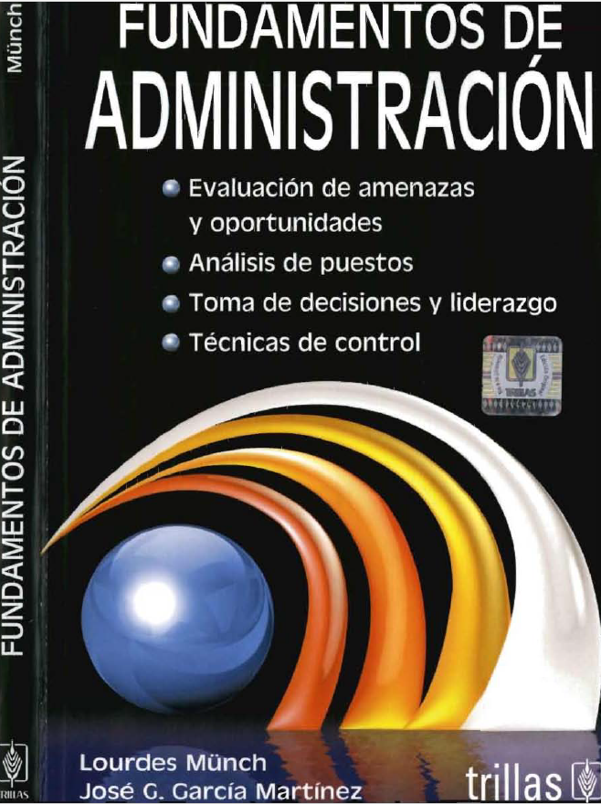 Portada de FUNDAMENTOS DE ADMINISTRACIÓN