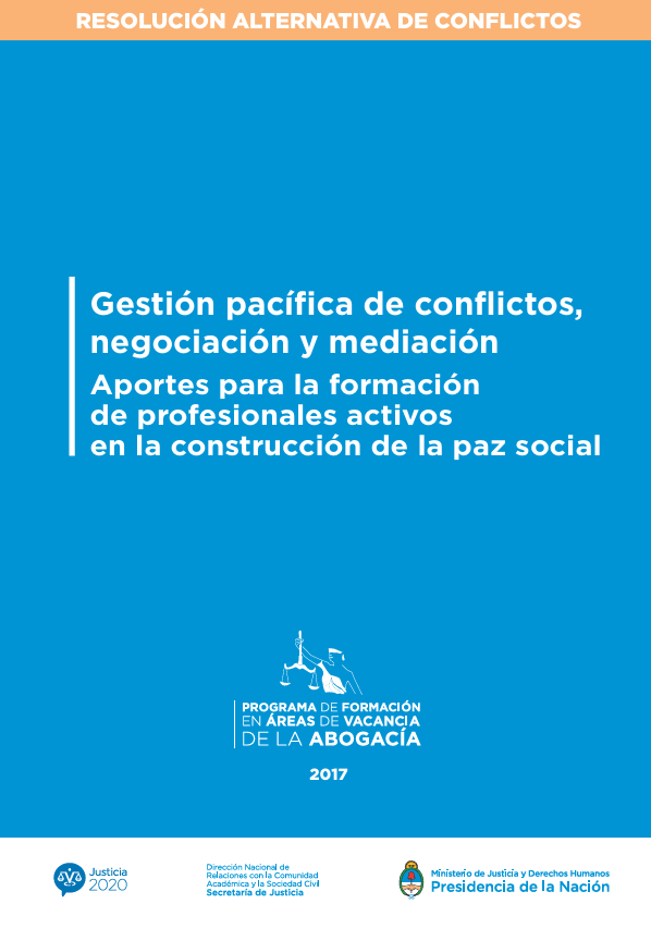 Portada de GESTIÓN PACÍFICA DE CONFLICTOS, NEGOCIACIÓN Y MEDIACIÓN